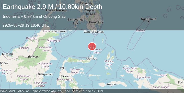 Map of Celebes Sea