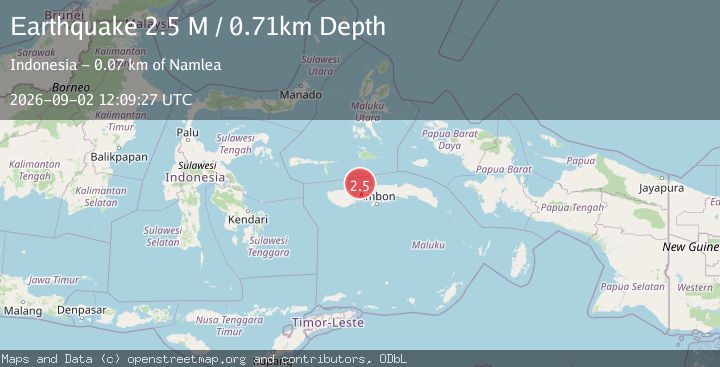 Map of Ceram Sea