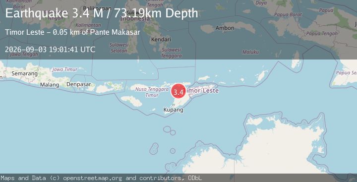 Map of Timor Region