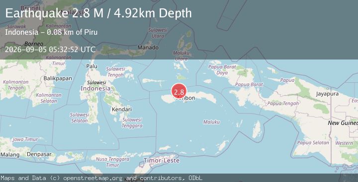 Map of Ceram Sea