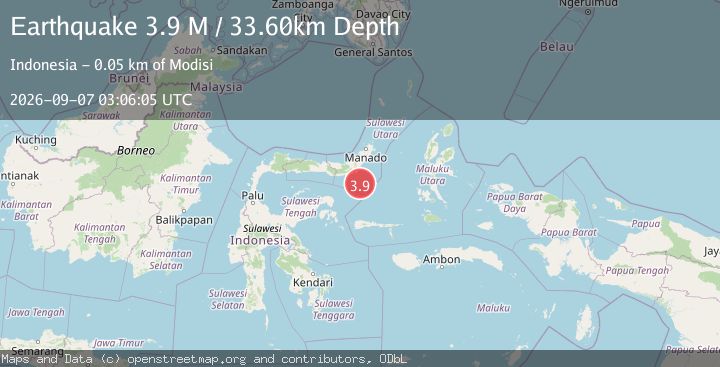 Map of Southern Molucca Sea