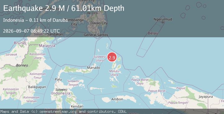 Map of Northern Molucca Sea