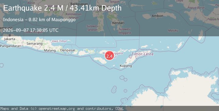 Map of Savu Sea