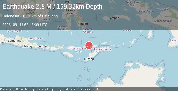 Map of Flores Region, Indonesia