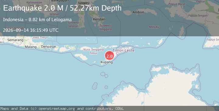 Map of Timor Region