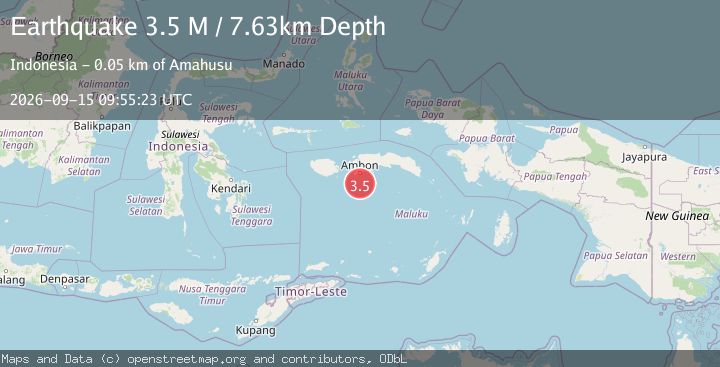 Map of Banda Sea