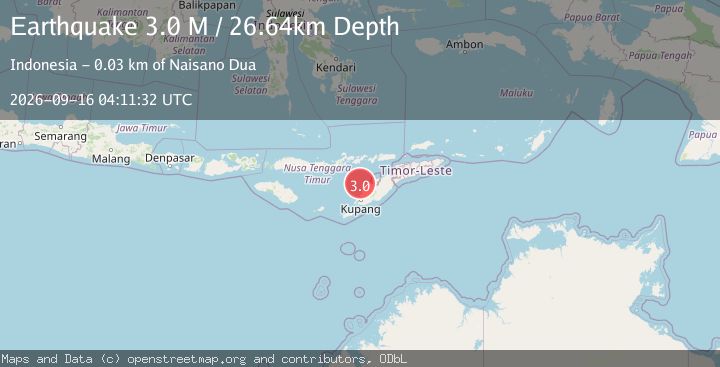 Map of Timor Region