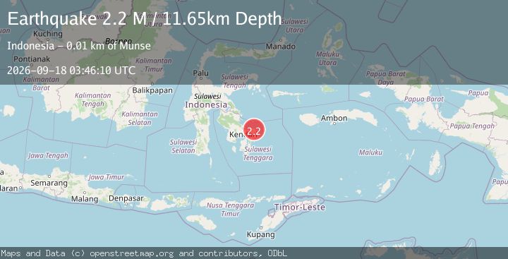 Map of Banda Sea