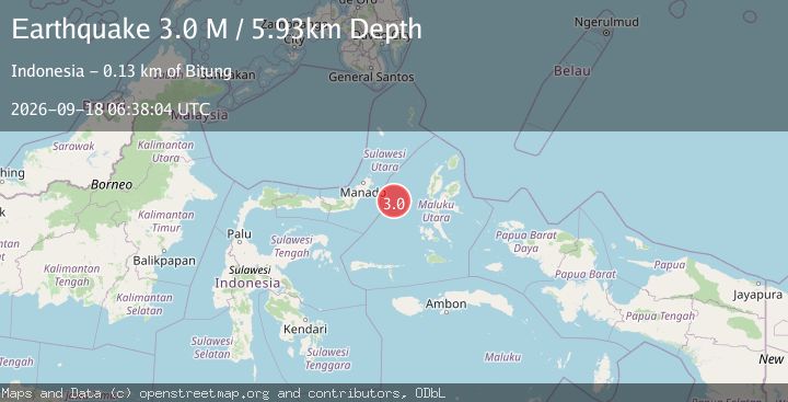 Map of Northern Molucca Sea