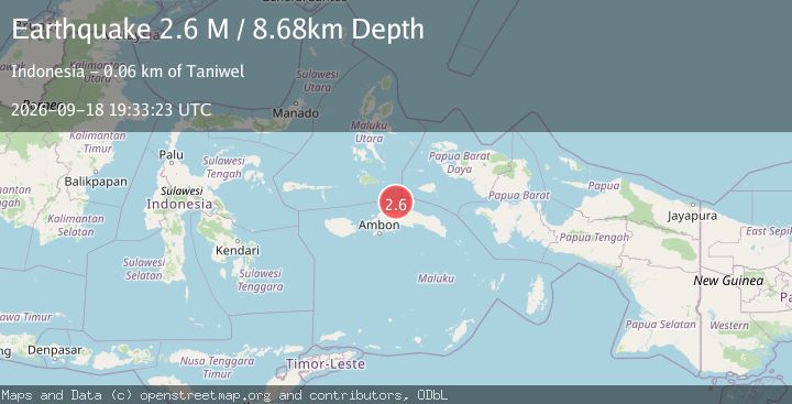Map of Ceram Sea
