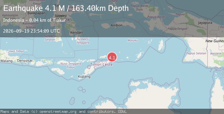 Map of Banda Sea