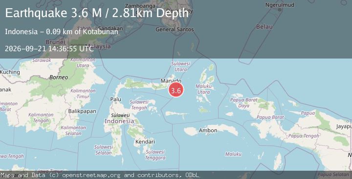 Map of Northern Molucca Sea