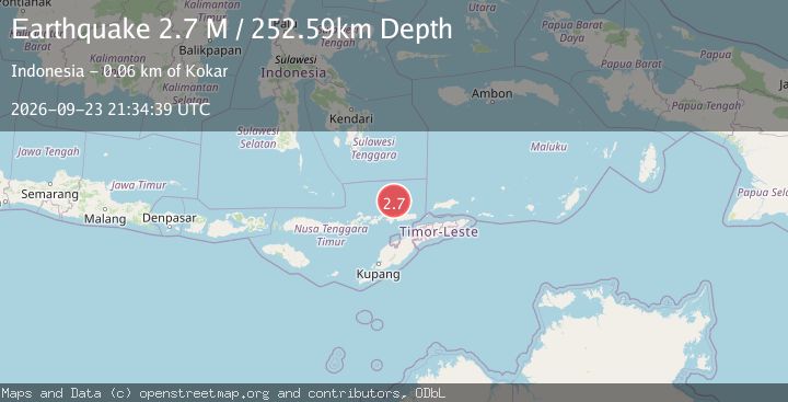 Map of Banda Sea