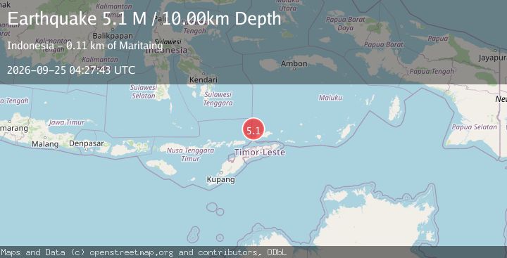Map of Banda Sea