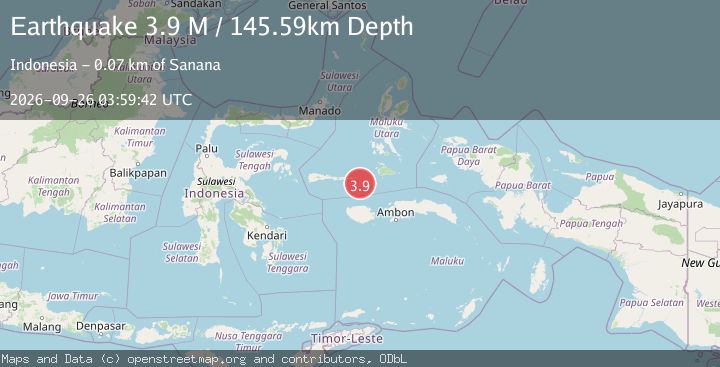 Map of Ceram Sea