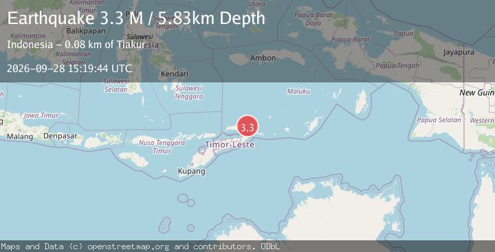 Map of Banda Sea