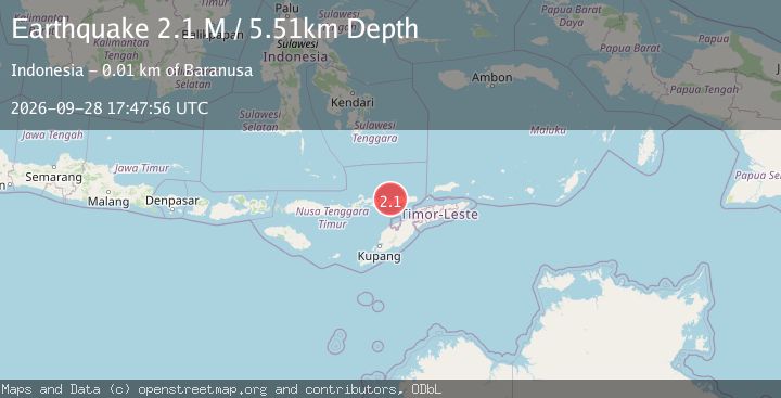 Map of Timor Region