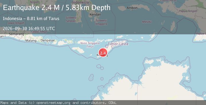 Map of Timor Region
