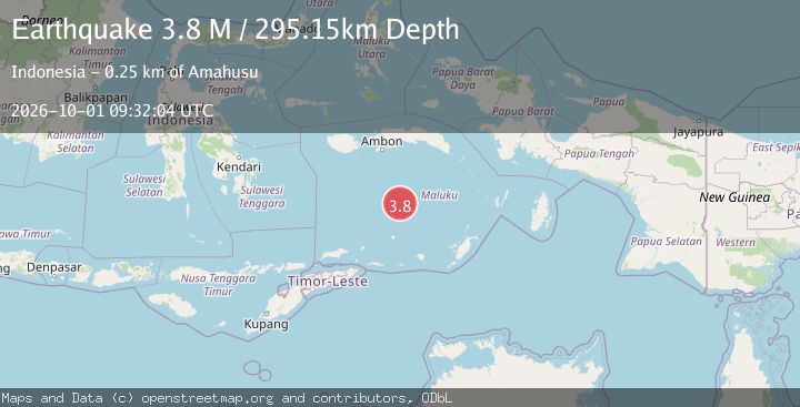 Map of Banda Sea