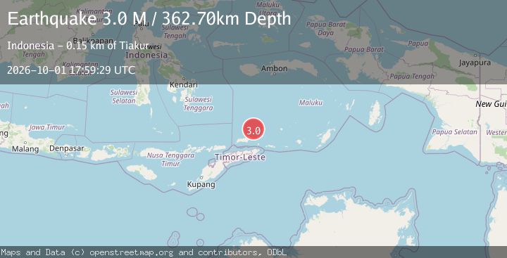 Map of Banda Sea