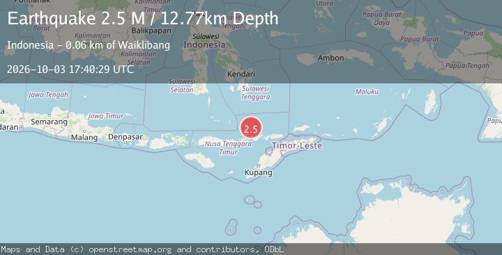 Map of Banda Sea
