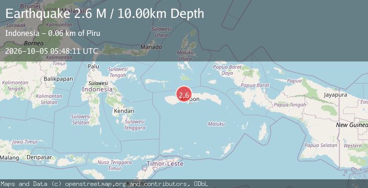 Map of Ceram Sea