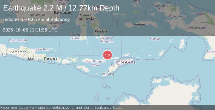Map of Banda Sea