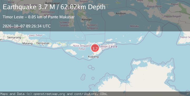 Map of Timor Region