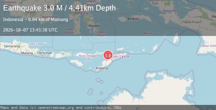 Map of Timor Region