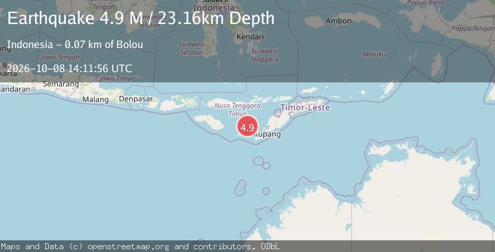 Map of Savu Sea