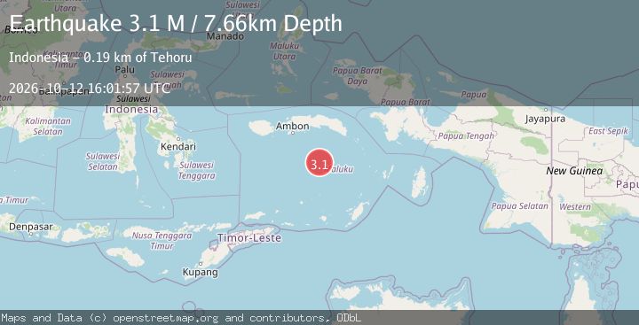 Map of Banda Sea