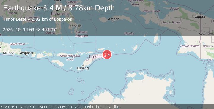 Map of Timor Region
