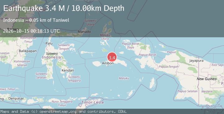Map of Ceram Sea