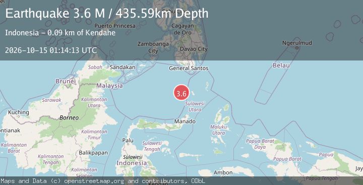 Map of Celebes Sea