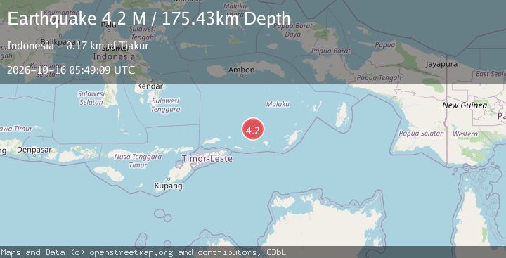 Map of Banda Sea