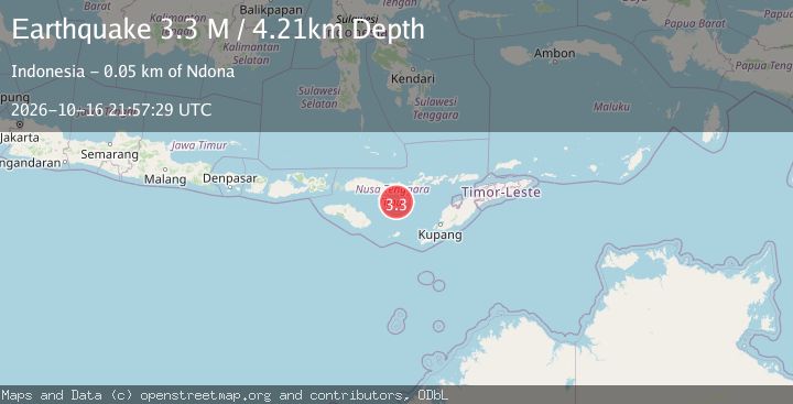 Map of Savu Sea