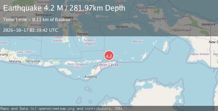 Map of Banda Sea