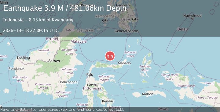 Map of Celebes Sea