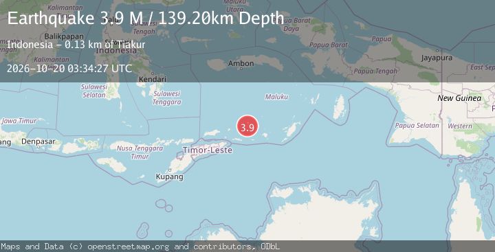 Map of Banda Sea