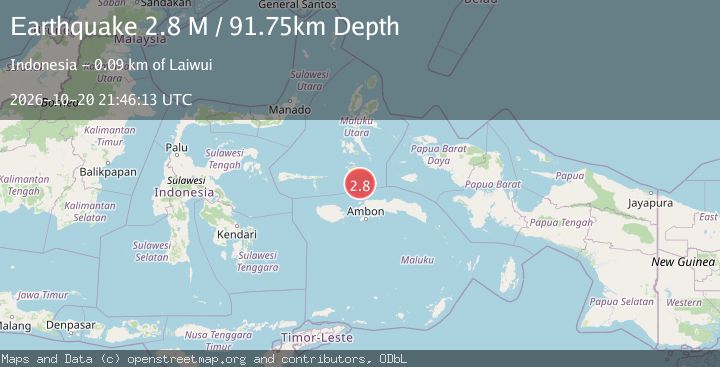 Map of Ceram Sea