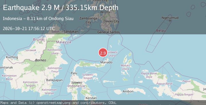 Map of Celebes Sea