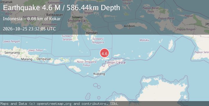 Map of Banda Sea