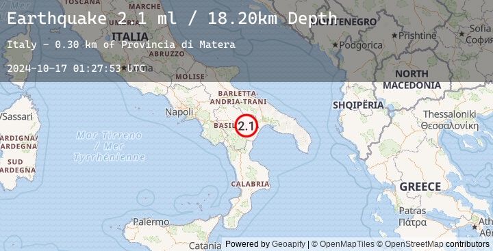 Map of SOUTHERN ITALY