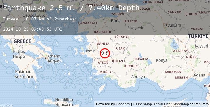 Map of WESTERN TURKEY