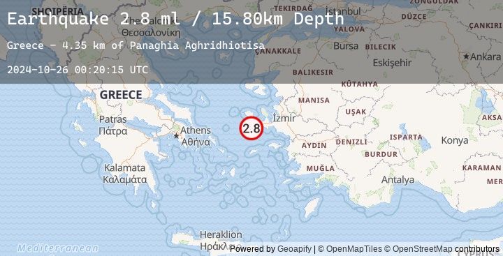 Map of NEAR THE COAST OF WESTERN TURKEY