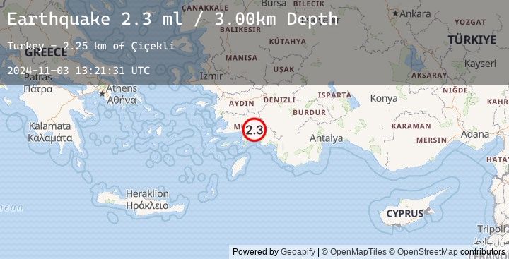 Map of WESTERN TURKEY