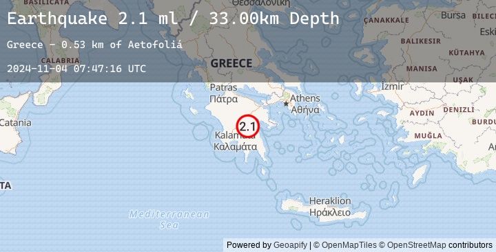 Map of SOUTHERN GREECE