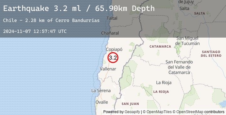 Map of ATACAMA, CHILE
