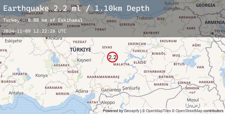 Map of CENTRAL TURKEY