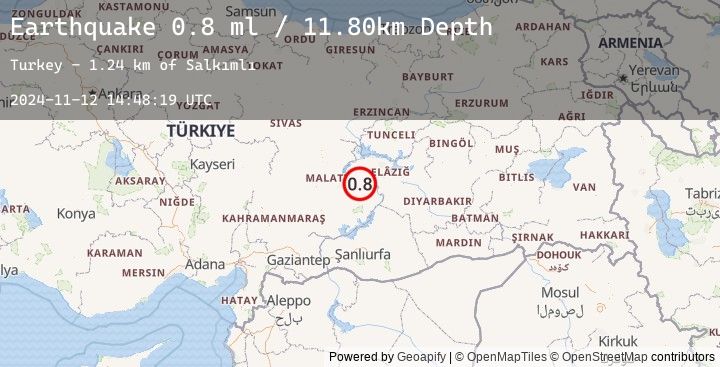 Map of EASTERN TURKEY